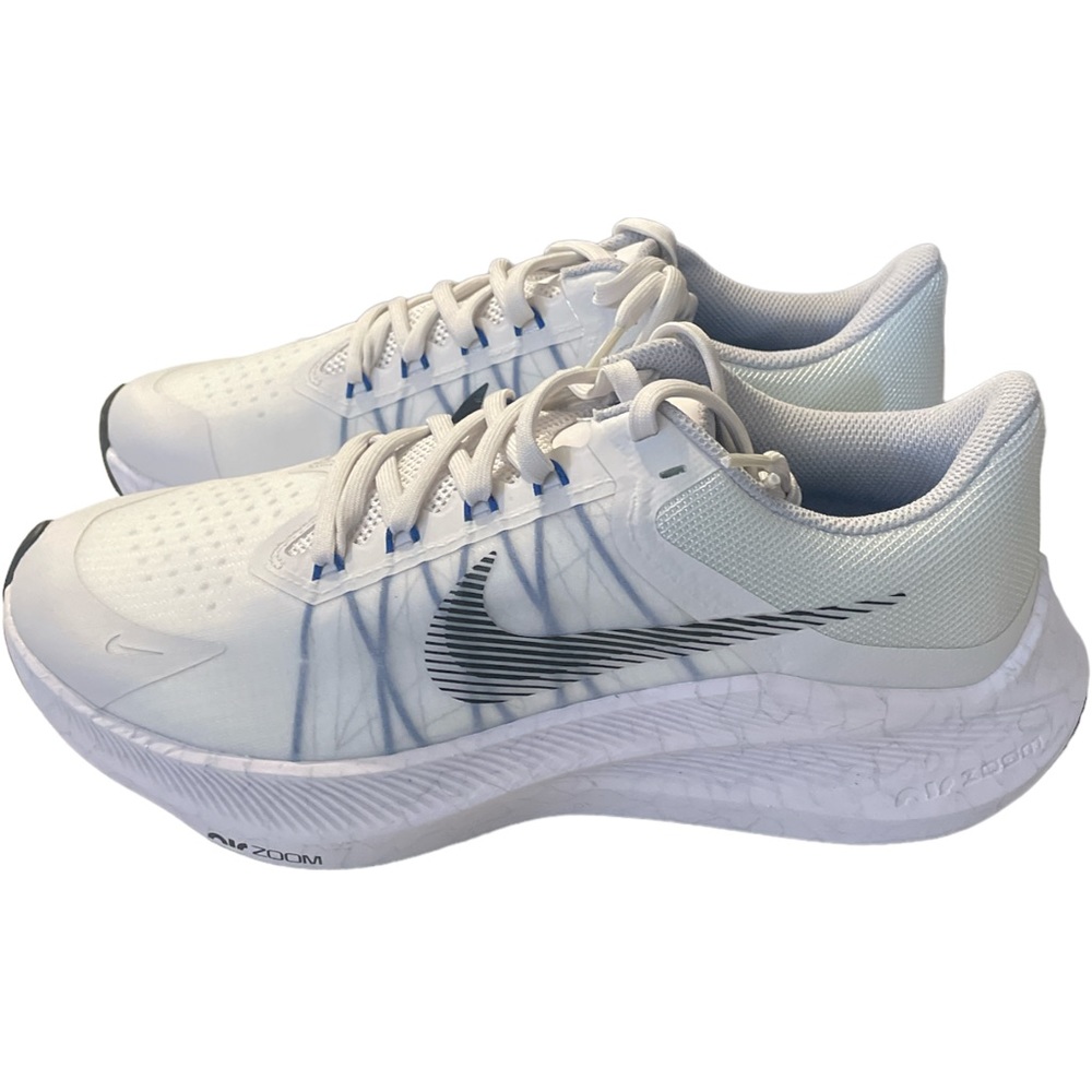 Nike‎ Air Zoom Winflo 8 CW3419-008 Men's White Running Sneaker Shoes Size 8.5.